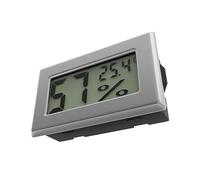 Higrómetro pequeño, higrómetro digital,Sensor de humedad preciso de metal | Medidor de temperatura y humedad, medidor de temperatura digital portátil para armario de castillo