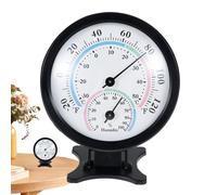 Higrómetro termográfico Gauge analógico - mini de humedad de temperatura mecánica | Monitor de clima exterior interior compacto para incubadoras, cajas, recintos