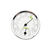 Higrómetro,Termómetro de Interiores y Medidor de Humedad,Higrómetro Termómetro Análogo,Mini higrómetro de termómetro para Una Cómoda de La Temperatura Ambiente,Se Puede Colgar en la Pared,Verde