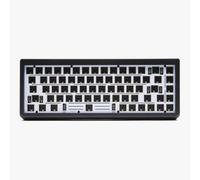 Higround Summit 2.0-65% Barebone Kit - Marco de teclado mecánico para juegos con cable, carcasa de aluminio CNC completa, iluminación RGB orientada al sur, diseño montado en junta, triple
