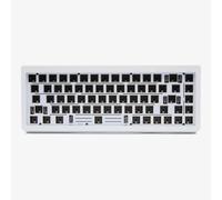 Higround Summit 2.0-65% Barebone Kit - Marco de teclado mecánico para juegos con cable, carcasa de aluminio CNC completa, iluminación RGB orientada al sur, diseño montado en junta, triple
