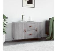 Higsose Armario de almacenamiento para cocina, aparador para salón, dormitorio o pasillo, diseño que ahorra espacio, color gris, 100 x 36 x 60 cm