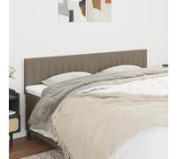Higsose Cabecero Altura Ajustable Cabecero 2 Piezas Excelente Soporte Respaldo Muebles de interior Decoración de Dormitorio Diseño Práctico Taupe 80x5x78/88 cm
