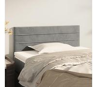 Higsose Cabecero Altura Ajustable Cabecero Excelente Apoyo Espalda Multifuncional Muebles de Interior Decoración Dormitorio Diseño Práctico Gris Claro 100x5x78/88 cm