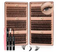 Higu clace Kit Pestañas Postizas 30D+40D+50D+60D+80D+100D D Curl(30D-100D)