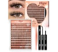 Higu clace Kit Pestañas Postizas Naturales Cluster Lashes (B)
