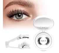 Higu clace Magnetische Wimpern,Magnet Wimpern Ohne Eyeliner,Magnetische Wimpern mit Applikator,Wimpern Magnetisch Natürlicher Look,Kein Kleber erforderlich Wimpern Magnetic(KIT-18A)