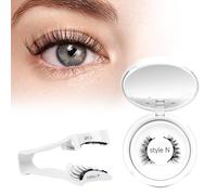 Higu Clace PestañAs MagnéTicas Con Aplicador, PestañAs MagnéTicas Sin Delineador De Ojos, Aspecto Natural, Magnetic Eyelashes No Necesita Pegamento(Kit-N5)