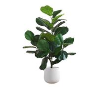 Higuera Artificial De Hoja De Violín, Planta De Alta Simulación, Hojas Realistas, Con Maceta, Ideal For El Hogar, La Decoración Y Como Regalo De Inauguración(Style A)