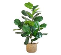 Higuera Artificial De Hoja De Violín, Planta De Alta Simulación, Hojas Realistas, Con Maceta, Ideal For El Hogar, La Decoración Y Como Regalo De Inauguración(Style B)