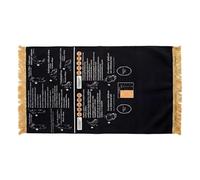 higyee Alfombra de Oración para Niños | Alfombra educativa para Aprender a Rezar | Tapete Educativo de Aprendizaje | para conversos, viajeros, Estudiantes, niños, hogar, Viajes, Mezquita, retiros