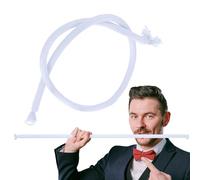 higyee Cuerda para Trucos De Magia - Trucos De Magia Cuerda Blanda A Rígida | Trucos Flexibles De Comedia, Primeros Planos, Ilusiones Callejeras para Trucos De Comedia para Principiantes (Bla-nco)