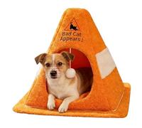 higyee Precaución Casa para Gatos Malos - Casa para Mascotas Cómoda Y Novedosa | Ni-do Antideslizante con Acolchado Interior Desmontable | Tienda Cueva Cálida para Gatos De Interior, Perros Pequeños