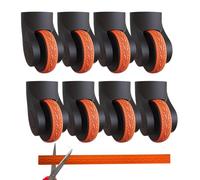 higyee Protector de Ruedas de Equipaje,Cubiertas de Ruedas de Equipaje | Ruedas De Equipaje De Silicona Cubierta De Protección Silenciosa,Reemplazo de la Cubierta Protectora de Las Ruedas de la