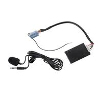 Hihaha Cable Adaptador Arnés de Radio Estépara para Reo Con Manos Libres de Micrófono para Audi para Volkswagen para Skoda para Seat Adaptador de Bluetooth AUX Cable de 21cm 1Set Negro