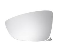 Hihaha Espejo Térmico De Repuesto Para VW Beetle 2011-2020 1 Pieza | Blanco, Plástico Y Cristal Real, 17.2cm, Lado Izquierdo, Con Placa De Respaldo, Sin Atenuación Automática