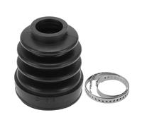 Hihaha Kit De Fuelle De Junta Homocinética No.3287A9 Con Abrazaderas Para Peugeot 1007 2005-2009 Fuelle De Junta Homocinética Interna Resistente Y Duradero De Goma 1 Juego Negro