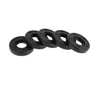 Hihaha Sello De Aceite Universal TC Doble Labio Con Resorte De Acero Anillo De Sello Para Eje Rotativo 15x35x7mm Caucho NBR Negro 5 Piezas.