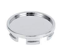 Hihaha Tapacubos Universal Cromo Plateado Tono 1 Pc Plástico