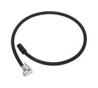 Hihaha Tubo De Extensión Del Inflador De Neumáticos Adaptador De Manguera De Extensión De Bomba De Aire Válvula De Neumático Nylon Duradero 31.50 Pulgadas M6X1.0 16mm OD Negro