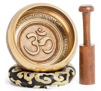 Hihealer Juego de cuencos tibetanos 100% hechos a mano en Nepal, gran cuenco tibetano con instrucciones, cojines, caja de regalo