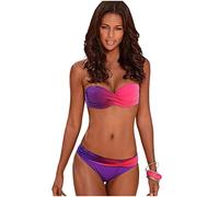 HIHELO Bikini traje de baño sexy para mujer, traje de baño de 2 piezas