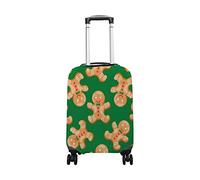 hihihihihihihihi Funda para equipaje de elastano, protector de viaje, estilo chino, pintura de paisaje, lavable, para equipaje S de 45,7 a 50,8 cm, Gingerbread Men Merry Christmas, S