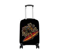 hihihihihihihihi Funda para equipaje de elastano, protector de viaje, estilo urbano, moderno, para baloncesto, deporte, lavable, S de 45,7 a 50,8 cm, Boombox de estilo vintage con pulpo, S