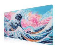 HIHUHEN Alfombrilla de ratón para Juegos, 890 x 400 x 4 mm, Alfombrilla de ratón XXL, tamaño Grande, precisión y Velocidad mejoradas (89x40 Langhua)