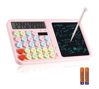 HIHUHEN Calculadora, Calculadora estándar de negocios de doble potencia (solar y batería) Calculadora de escritorio (HY-G6)