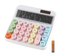 HIHUHEN Calculadoras, Calculadora estándar de negocios de doble potencia (solar y batería) Calculadora de escritorio (HY-2278)
