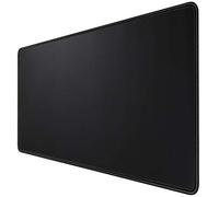 HIHUHEN XXL tamaño Grande Alfombrilla para ratón y Ordenador Juegos Alfombrilla de ratón Almohadilla de DEST (80x40 Black)