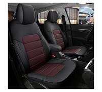 HIIAW Juegos Cubreasientos Juego Completo De Fundas Asiento PU para Sail para Cobalt para Aveo para T250 2017(Wine Red)