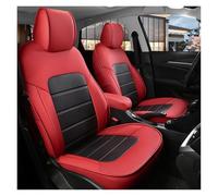 HIIAW Juegos Cubreasientos Juego Completo De Fundas Asiento PU para Sail para Cobalt para Aveo para T250 2017(Red)