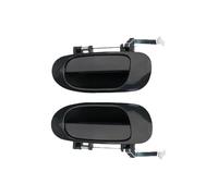 HIIAW Tiradores Exteriores Coche Manija De Puerta Exterior Negra Para Carisma Para Space Para Star 1998-2002(Rear Left and Right)