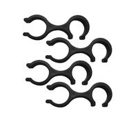 Hiiking Pole Buckles Replacement Clips - Double Rod 8-Shape Connector Set of 4, Walking Stick Accessories For Trekking Outdoor Camping, Durable Locking Parts For Hiiking Gear Repair