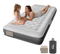 HiiPeak Colchón de aire individual con bomba de aire multifunción extraíble, cama inflable de TPU ECO, estabilidad durante toda la noche, sin pérdida de aire, sin olor peculiar para camping, hogar