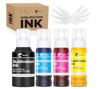 Hiipoo Tinta de sublimación para ET-2720 ET-2760 ET-2800 ET-2803 ET-2830 ET-4800 ET-3760 ET-4700 ET-2850 ET-7720 ET-15000 Anti-UV/versión actualizada/oferta ICC gratis Impresión