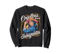 Hija De Inmigrantes Orgullosa Anti Racismo Hija De Inmigrantes Sudadera