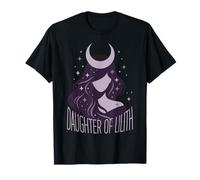 Hija de Lilith Gothic Celestial Witchy Aesthetic Camiseta