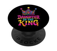 Hija del Rey - Vintage Jesus Christian Faith PopSockets PopGrip Adhesivo