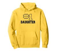 Hija número uno #1 Entre Las Mujeres número uno en la Lista de Mejor Chica Sudadera con Capucha
