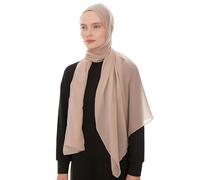 Hijab Chiffon Ligero para Mujer - Elegante Hijab Gasa Islámico - Pañuelo Musulmán Transpirable - Sasa Suave y Sedosa Pañuelo - Chal Chiffon Para Damas - Bufanda Accesorio Islámica (Rosa De Antaño)