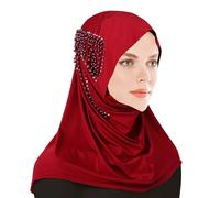 Hijab elástico de moda para mujer, diseño de mariposa musulmana malaya indonesia, elástico, transpirable, versátil, portátil, ideal para oraciones diarias, ocasiones festivas