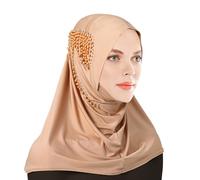 Hijab elástico de moda para mujer, diseño de mariposa musulmana malaya indonesia, elástico, transpirable, versátil, portátil, ideal para oraciones diarias, ocasiones festivas