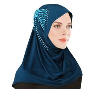Hijab elástico de moda para mujer, diseño de mariposa musulmana malaya indonesia, elástico, transpirable, versátil, portátil, ideal para oraciones diarias, ocasiones festivas