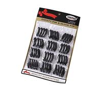 Hijab Pins Color Blanco y Negro Agujas de Seguridad Mujer Accesorios para el Cabello Broches Pañuelo Decoración Bufanda Hebillas Broche para Mujeres Hombres, talla única, como se describe