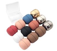 Hijab Pins, Magnetic Hijab Pins, Scarf Clips, Strong Alloy Material, No-Snag Pinless Design, Multi-Purpose Brooch, Headscarf Clasp for Women Outdoor Use, 7x10x1.5cm, 12 Pieces