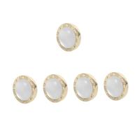 Hijab Scarf No Sew Buttons Brooch Clothes Safety Pin Clothing Buckle Pinless Magnet Pins Zinc Alloy White