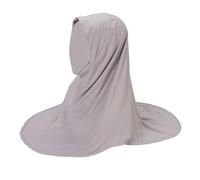 Hijab Undercap | Hiyab deportivo transpirable de doble capa | Diademas para mujer para uso diario, yoga, natación, verano, eventos culturales, oración, vestir, deporte, niñas, gris, Refer to